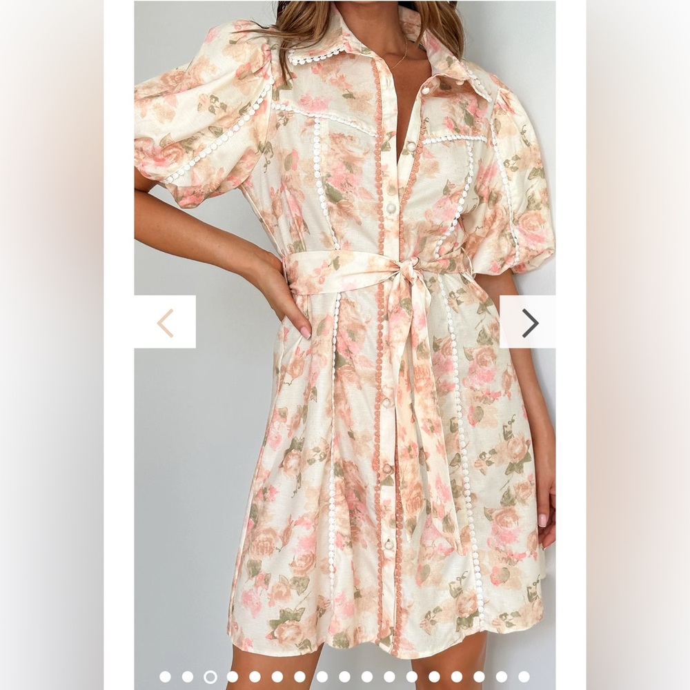 Billy J Mason Mini Dress-Blossom Print
